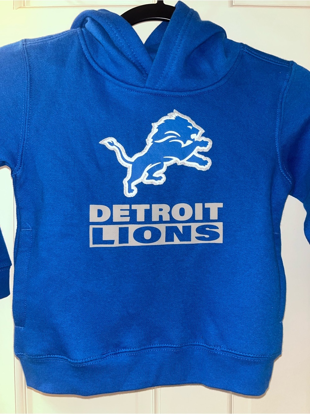 NWT Detroit Lions Kids Royal Blue Hoodie - NFL Team Sweatshirt